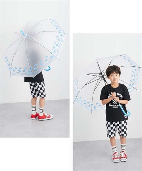 たんたん様占有【COMME des GARÇONS】綿 水玉雨傘 貴重品 セール】58cmキッズジャンプ傘(適応身長130cm以上)（長傘