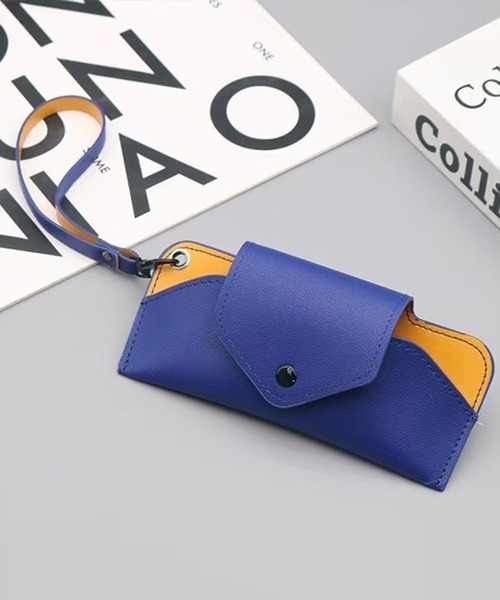 CALIFORNIA OUTFITTERS（カリフォルニア アウトフィッターズ）の「3-11E47 ストラップ付き メガネケース ボタン式（メガネ・レディース・エメラルド/ブラック/ブルー/ライトブルー/ブラウン・ONESIZE）」の5枚目の写真