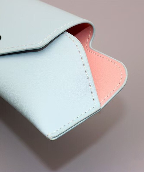 CALIFORNIA OUTFITTERS（カリフォルニア アウトフィッターズ）の「3-11E47 ストラップ付き メガネケース ボタン式（メガネ・レディース・エメラルド/ブラック/ブルー/ライトブルー/ブラウン・ONESIZE）」の6枚目の写真