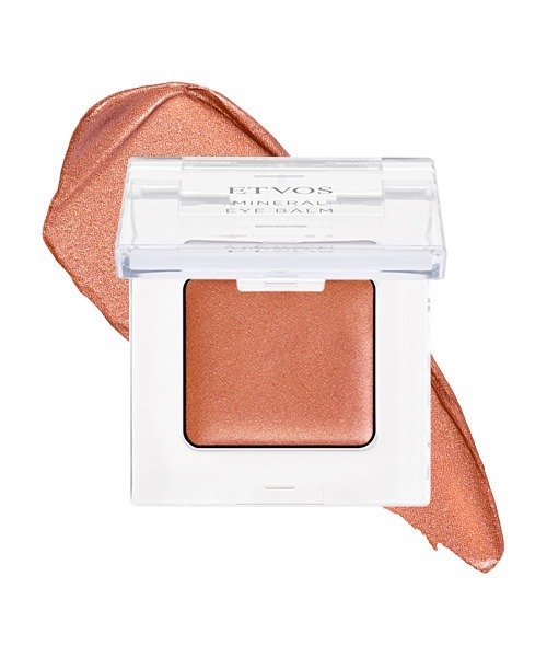 ETVOS（エトヴォス）の「ミネラルアイバーム（アイシャドウ・レディース・#シャンパンアイボリー/#ローズクォーツ/#シナモンオレンジ/#ウォームライラック/#サーモンベージュ/#ピンクフィズ/#パールゴールド/#ロージーカシス/#ピオニーワイン/#シルバージュエル/#ミルクベージュ シルキー/#チャイベージュ シルキー・FREE）」の10枚目の写真