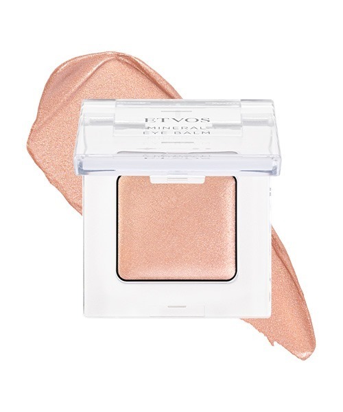 ETVOS（エトヴォス）の「ミネラルアイバーム（アイシャドウ・レディース・#シャンパンアイボリー/#ローズクォーツ/#シナモンオレンジ/#ウォームライラック/#サーモンベージュ/#ピンクフィズ/#パールゴールド/#ロージーカシス/#ピオニーワイン/#シルバージュエル/#ミルクベージュ シルキー/#チャイベージュ シルキー・FREE）」の4枚目の写真