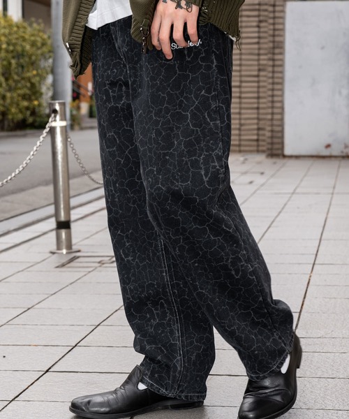 Subciety（サブサエティ）の「Laser processed denim pants（デニムパンツ・メンズ・ブルー/ブラック・X-LARGE/LARGE/MEDIUM/SMALL）」の2枚目の写真
