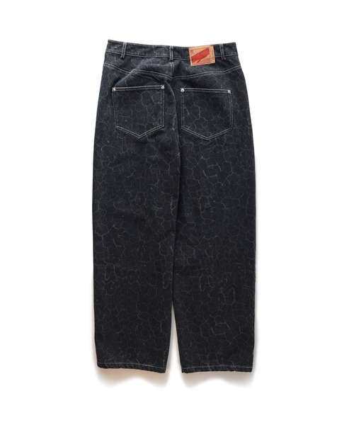 Subciety（サブサエティ）の「Laser processed denim pants（デニムパンツ・メンズ・ブルー/ブラック・X-LARGE/LARGE/MEDIUM/SMALL）」の4枚目の写真