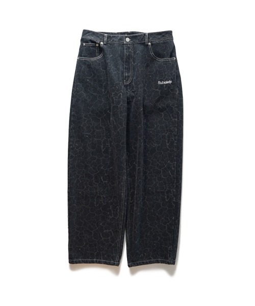 Subciety（サブサエティ）の「Laser processed denim pants（デニムパンツ・メンズ・ブルー/ブラック・X-LARGE/LARGE/MEDIUM/SMALL）」の3枚目の写真