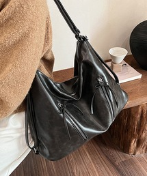 IRADOWL（アイラドール）の「リボンチャームヴィンテージ加工2wayバッグ（ショルダーバッグ）」