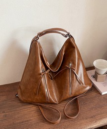 IRADOWL（アイラドール）の「リボンチャームヴィンテージ加工2wayバッグ（ショルダーバッグ）」