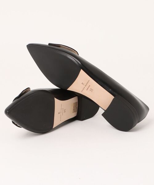 FABIO RUSCONI(ファビオルスコーニ)の「【FABIO RUSCONI】ローヒールポインテッドトウパンプス(F51525)(パンプス・レディース・シルバー/ブラック系その他/ブラック・38/37/36/35)」の5枚目の写真