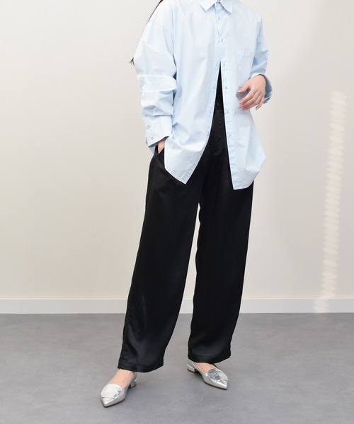 FABIO RUSCONI(ファビオルスコーニ)の「【FABIO RUSCONI】ローヒールポインテッドトウパンプス(F51525)(パンプス・レディース・シルバー/ブラック系その他/ブラック・38/37/36/35)」の10枚目の写真