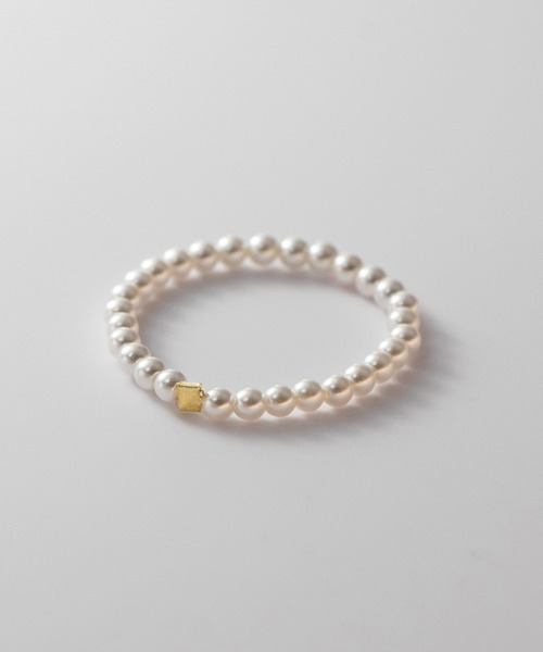 blackdia ocean（ブラックダイヤオーシャン）の「blackdia ocean パールチェーンリング（リング・レディース・シルバー/ゴールド・14号/11号/9号）」の7枚目の写真