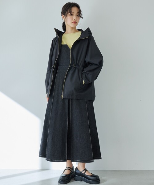 THE SHOP TK (ザ ショップ ティーケー )の「【撥水】ウエストドロストマウンテンパーカ(ブルゾン・レディース・アイボリー/グリーン系/ブラック・12/13)」の19枚目の写真