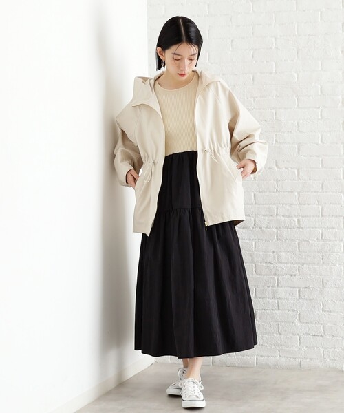 THE SHOP TK (ザ ショップ ティーケー )の「【撥水】ウエストドロストマウンテンパーカ(ブルゾン・レディース・アイボリー/グリーン系/ブラック・12/13)」の22枚目の写真