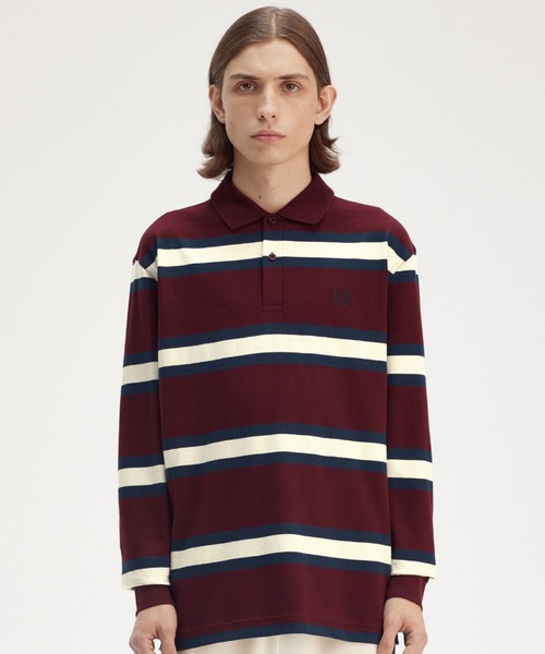 FRED PERRY（フレッドペリー）の「Jersey Stripe Polo Shirt