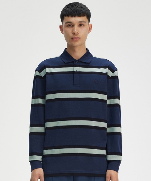 FRED PERRY（フレッドペリー）の「Jersey Stripe Polo Shirt