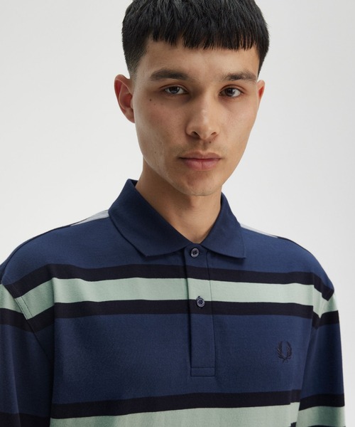 FRED PERRY（フレッドペリー）の「Jersey Stripe Polo Shirt