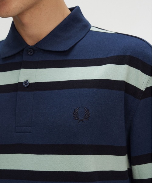 FRED PERRY（フレッドペリー）の「Jersey Stripe Polo Shirt