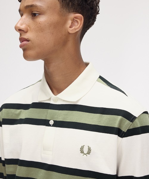 FRED PERRY（フレッドペリー）の「Jersey Stripe Polo Shirt
