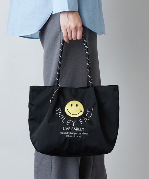 SMILEY FACE/スマイリーフェイス トートバッグ（トートバッグ