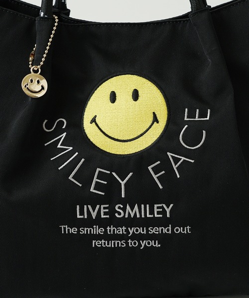 I AM A BAG スマイリーフェイス トートバッグ SMILEY FACE/スマイリーフェイス トートバッグ（トートバッグ