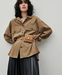 LARUTA | 【LARUTA】スエード調ポシェット付きベルト(ベルト)