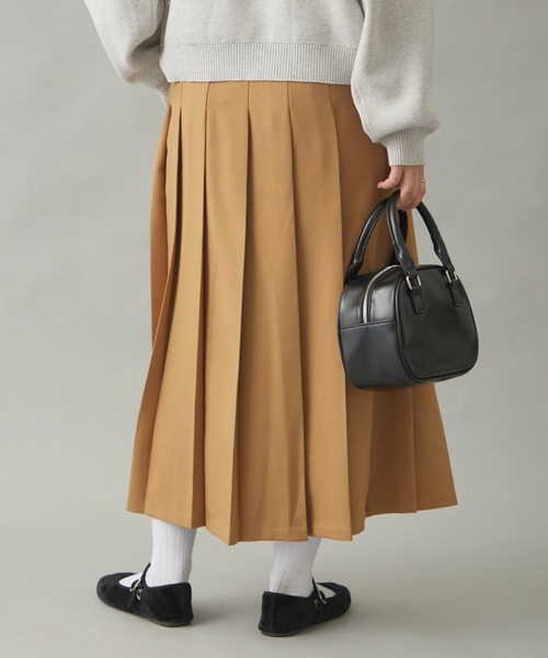 GEVACO（ゲバコ）の「【GEVACO】プリーツスカート（スカート・レディース・グレー/ベージュ・SMALL/MEDIUM）」の13枚目の写真