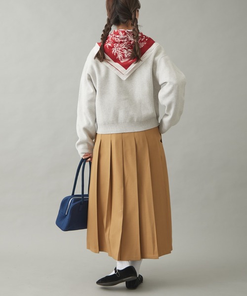 GEVACO（ゲバコ）の「【GEVACO】プリーツスカート（スカート・レディース・グレー/ベージュ・SMALL/MEDIUM）」の17枚目の写真