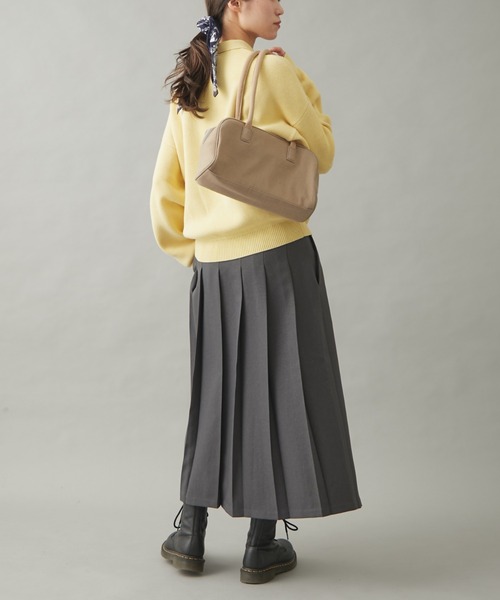 GEVACO（ゲバコ）の「【GEVACO】プリーツスカート（スカート・レディース・グレー/ベージュ・SMALL/MEDIUM）」の8枚目の写真