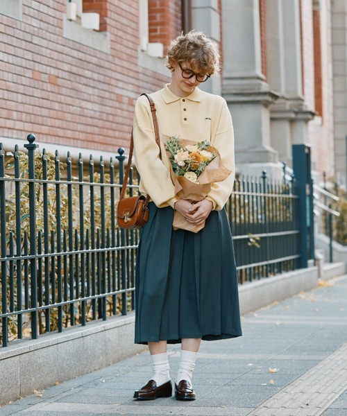 GEVACO（ゲバコ）の「【GEVACO】プリーツスカート（スカート・レディース・グレー/ベージュ・SMALL/MEDIUM）」の21枚目の写真