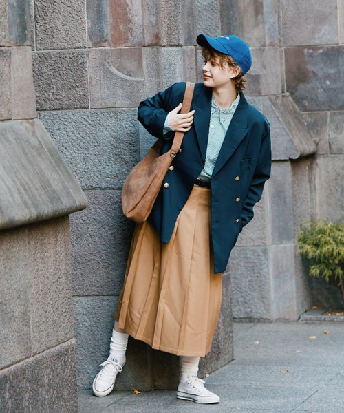 GEVACO（ゲバコ）の「【GEVACO】プリーツスカート（スカート・レディース・グレー/ベージュ・SMALL/MEDIUM）」の22枚目の写真