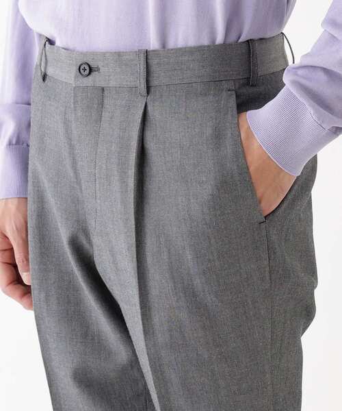 TAKEO KIKUCHI(タケオキクチ)の「◆【THE FLAGSHIP】シャンブレーツイル パンツ(その他パンツ・メンズ・グレー/サンドベージュ・02/03/04)」の7枚目の写真