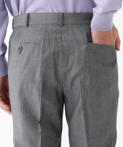 TAKEO KIKUCHI(タケオキクチ)の「◆【THE FLAGSHIP】シャンブレーツイル パンツ(その他パンツ・メンズ・グレー/サンドベージュ・02/03/04)」の8枚目の写真