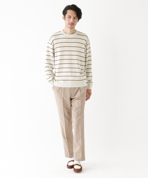 TAKEO KIKUCHI(タケオキクチ)の「◆【THE FLAGSHIP】シャンブレーツイル パンツ(その他パンツ・メンズ・グレー/サンドベージュ・02/03/04)」の13枚目の写真