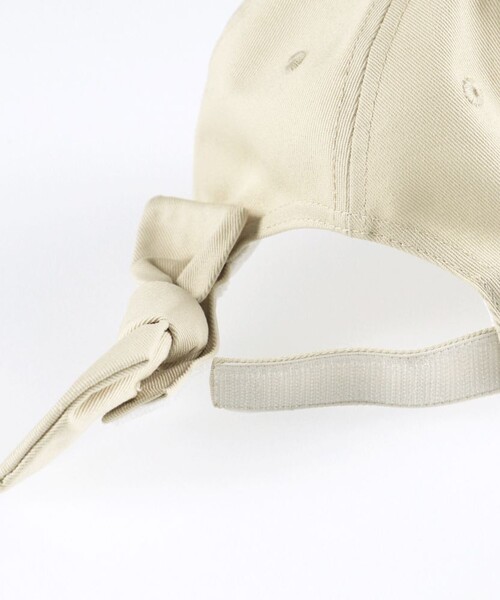 BRANSHES(ブランシェス)の「【綿100%】バックリボンキャップ(キャップ・キッズ・ベージュ/カラフル/ピンク・S/M/L)」の6枚目の写真
