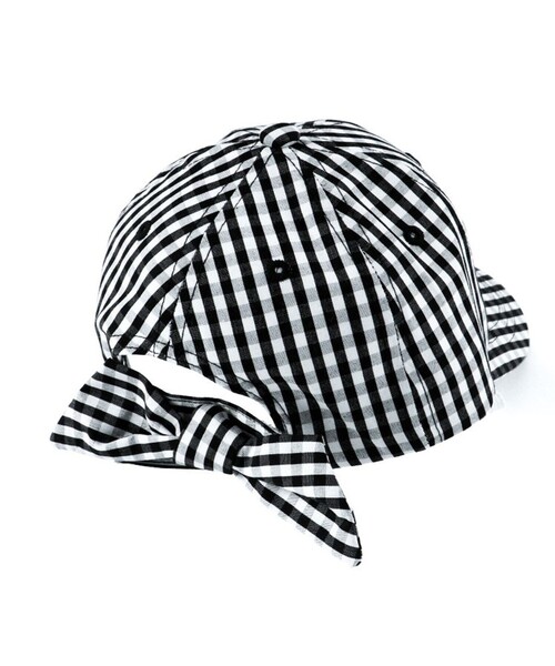 BRANSHES(ブランシェス)の「【綿100%】バックリボンキャップ(キャップ・キッズ・ベージュ/カラフル/ピンク・S/M/L)」の10枚目の写真