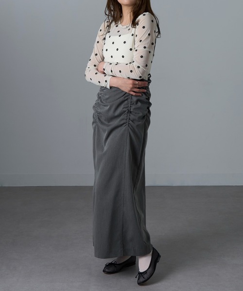 REMME（レメ）の「【REMME】メッシュリボンバレエシューズ MESH＆SHEEP LEATHER ZH-ZARAGONZA-ME（バレエシューズ・レディース・ベージュ/ブラック・39/38/37/36）」の13枚目の写真