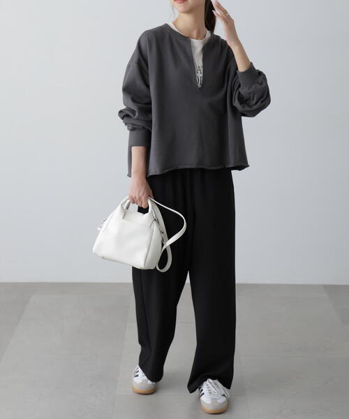 FREE'S MART(フリーズマート)の「◆ウエストフリルイージーパンツ(その他パンツ・レディース・グレー/ブラック/ホワイト・SMALL/MEDIUM)」の10枚目の写真