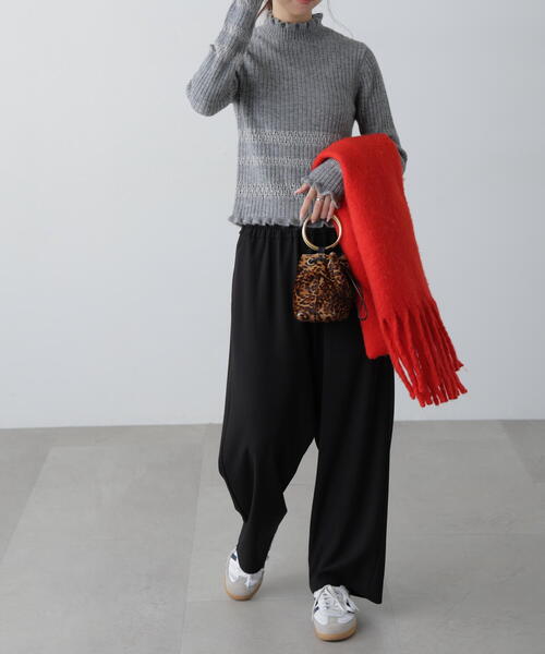 FREE'S MART(フリーズマート)の「◆ウエストフリルイージーパンツ(その他パンツ・レディース・グレー/ブラック/ホワイト・SMALL/MEDIUM)」の13枚目の写真