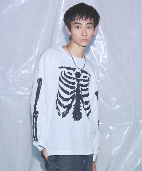 ボーングラフィックサーマルロングスリーブTシャツ【UNISEX】（Tシャツ