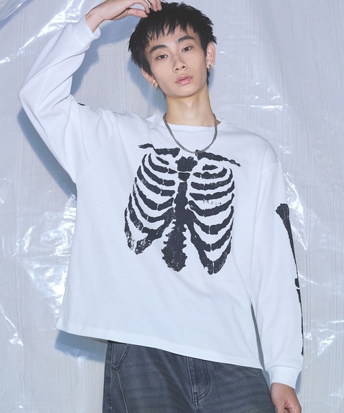 ボーングラフィックサーマルロングスリーブTシャツ【UNISEX】（Tシャツ