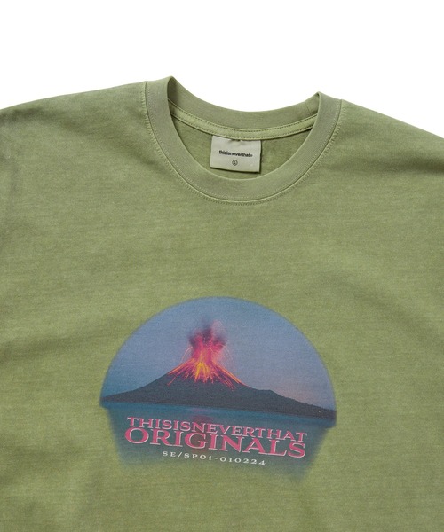 さらに100円引き◆thisisneverthat◆Volcano Tee thisisneverthat tシャツ Volcano Tee メンズ レディース
