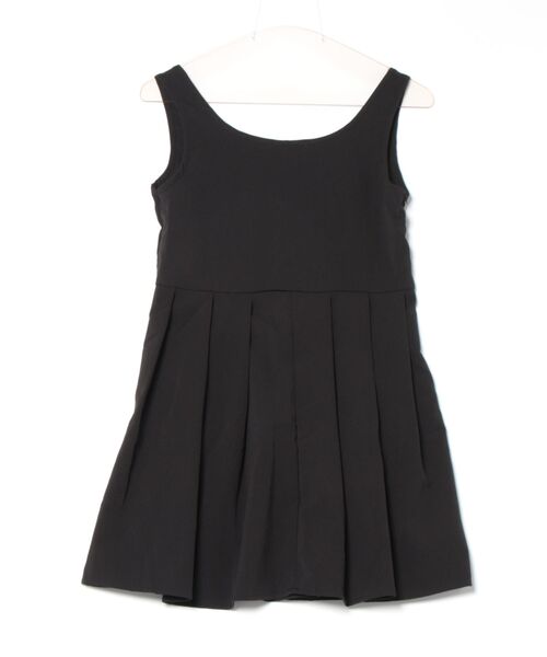 urge：（アージコロン ）の「【URGE：】レイヤード プリーツ ミニジャンパースカート ワンピース（ワンピース・レディース・ブラック・X-LARGE/MEDIUM/LARGE/SMALL）」の5枚目の写真