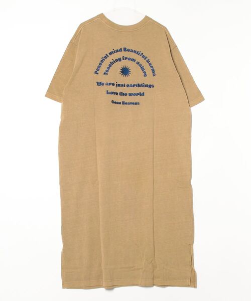 ROSE BUD(ローズバッド)の「(GENE HEAVENS)フリーダムエンブロイダリー Tシャツ ワンピース(ワンピース・レディース・ブラック/カーキ・ONE SIZE)」の9枚目の写真