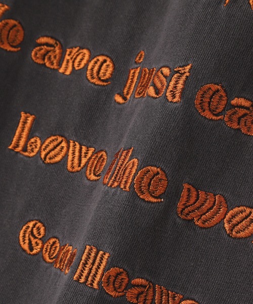 ROSE BUD(ローズバッド)の「(GENE HEAVENS)フリーダムエンブロイダリー Tシャツ ワンピース(ワンピース・レディース・ブラック/カーキ・ONE SIZE)」の18枚目の写真