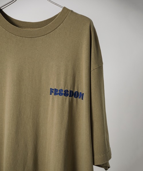 ROSE BUD(ローズバッド)の「(GENE HEAVENS)フリーダムエンブロイダリー Tシャツ ワンピース(ワンピース・レディース・ブラック/カーキ・ONE SIZE)」の7枚目の写真