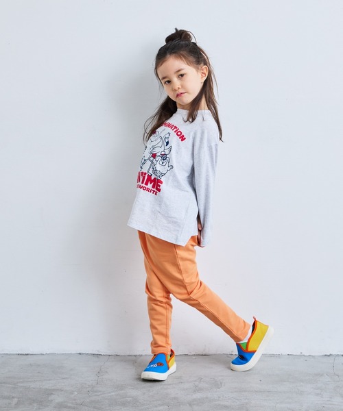 Life Support Products(ライフサポートプロダクツ)の「プリントロンT(Tシャツ/カットソー・キッズ・ブラック/オフホワイト/ダークブルー/チャコール/ホワイト系その他/ラベンダー/ピンク/イエロー/オレンジ/ブルー・110/100/130/140/95/80/150/120/90)」の20枚目の写真