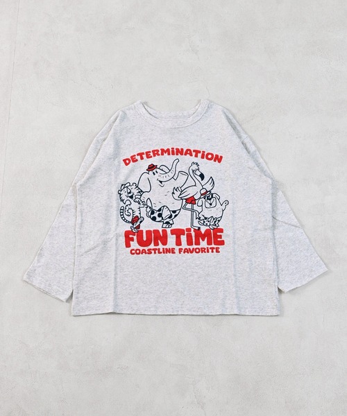 Life Support Products(ライフサポートプロダクツ)の「プリントロンT(Tシャツ/カットソー・キッズ・ブラック/オフホワイト/ダークブルー/チャコール/ホワイト系その他/ラベンダー/ピンク/イエロー/オレンジ/ブルー・110/100/130/140/95/80/150/120/90)」の19枚目の写真