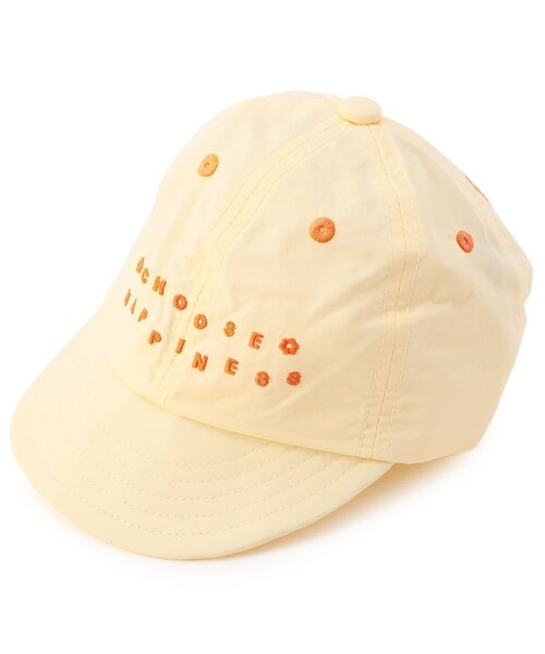 p.premier(ピードットプルミエ)の「ロゴ刺繍キャップ(キャップ・キッズ・イエロー/チャコール/ピンク/グリーン/アイボリー/ブラック・58/54/50)」の2枚目の写真