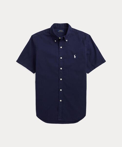 POLO RALPH LAUREN(ポロ ラルフ ローレン)の「クラシック フィット ガーメントダイド ツイル シャツ(シャツ/ブラウス・メンズ・ネイビー系1・S/M/L/XL/XS/XXL)」の2枚目の写真