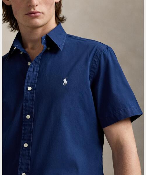 【新品】ポロラルフローレン 長袖シャツクラシックフィット ガーメントダイ POLO RALPH LAUREN シャツ クラシック フィット ガーメント