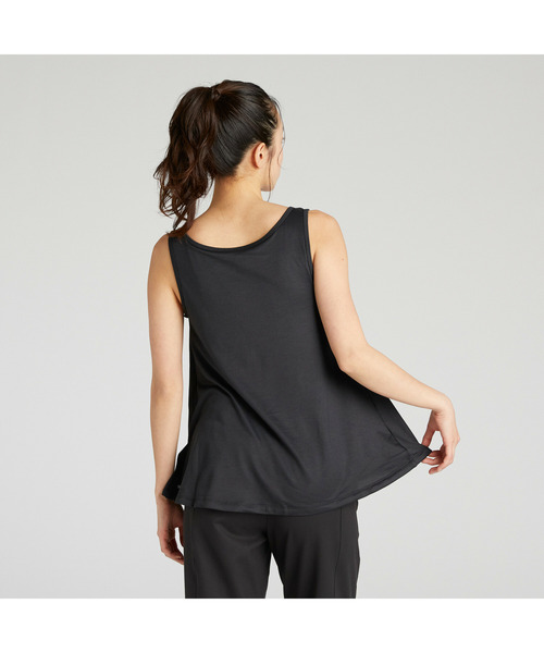 PUMA（プーマ）の「PUMA プーマ ウィメンズ ヨガ スタジオ ブラ カップ タンクトップ（その他トップス・レディース・オフホワイト/ブラック・MEDIUM/LARGE/SMALL/X-LARGE）」の3枚目の写真
