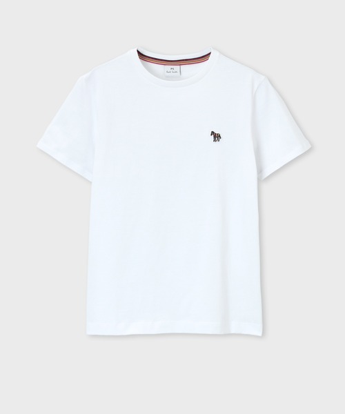 tシャツ ウィメンズ ゼブラワッペン 半袖Tシャツ / 155408 G799 レディース PS Paul Smith tシャツ ウィメンズ ゼブラワッペン 半袖Tシャツ